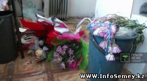 Жители Семея едва не остались без цветов