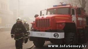 При пожаре в Семее погиб 4-летний ребенок