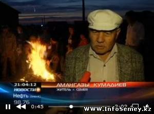 В Семее жители окраины, живущие без электричества, вышли на акцию протеста