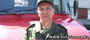 Пожарный части-34 Уланского района Фанзу Саденов спас троих детей