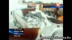 14 грузовиков столкнулись на трассе в Восточном Казахстане