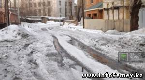 В Семее в связи с погодными условиями объявлена чрезвычайная ситуация