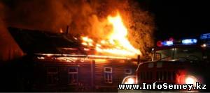 Прошедшей ночью произошёл пожар